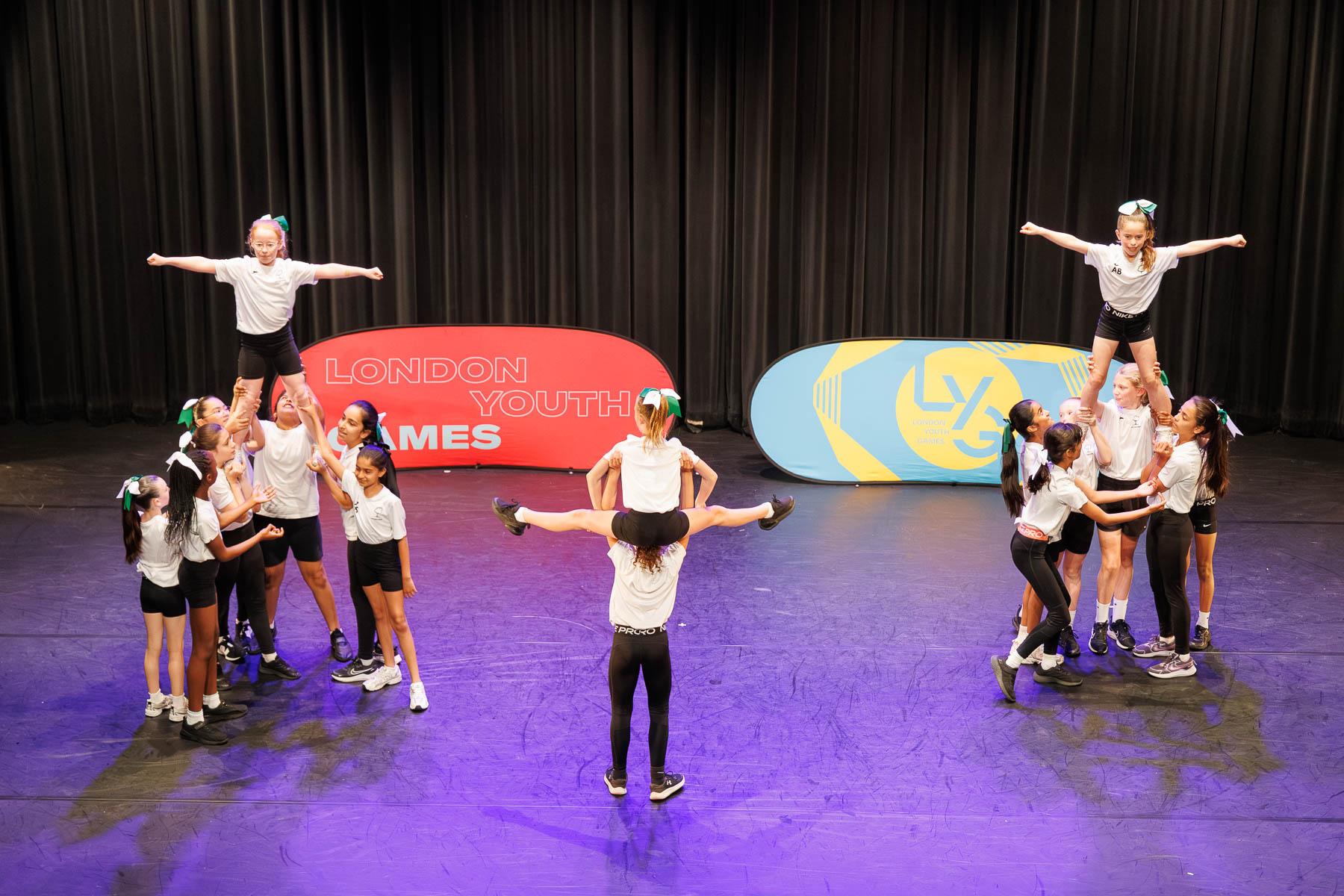 dancers dancing in formation