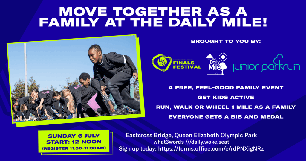 Move together as a family at the Daily Mile